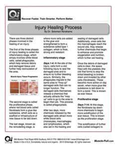Injury Healing Process QiVantage